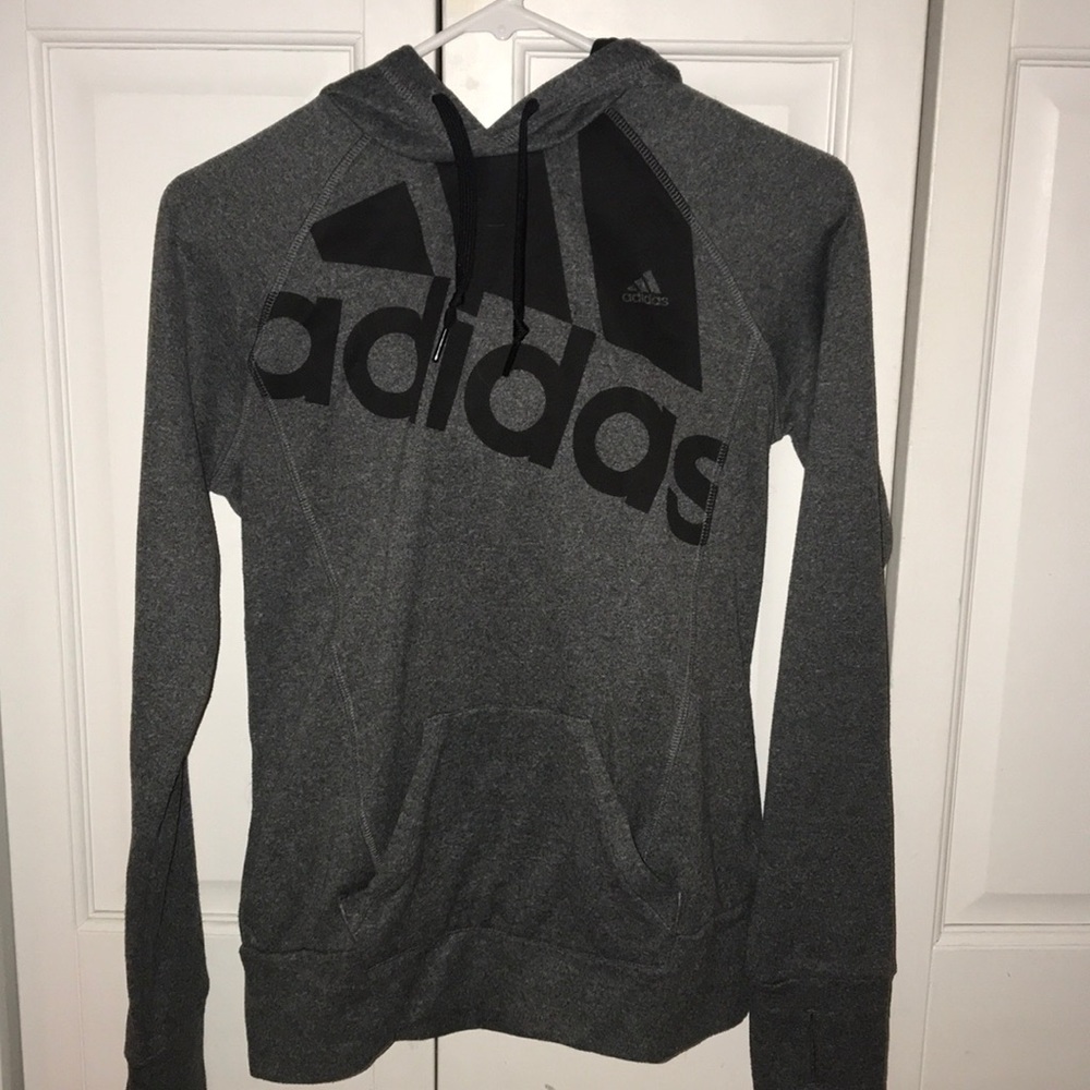 Gray Adidas Women’s Sweatshirt Size Small